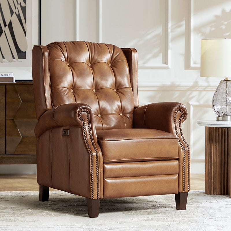 Ruben Genuine Leather Power Recliner