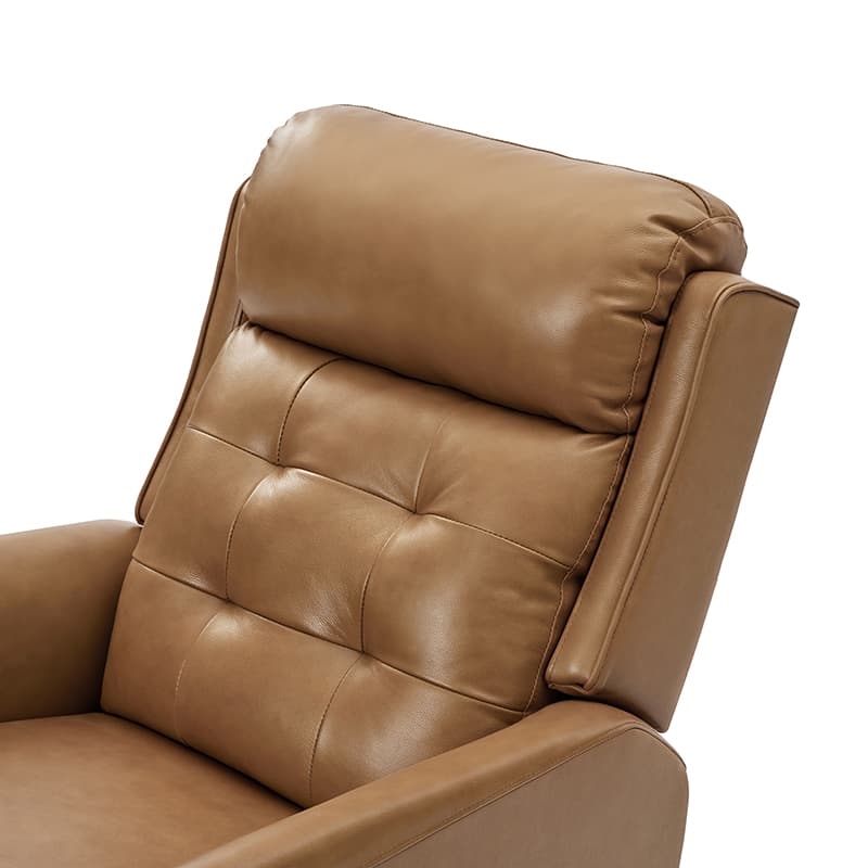 Felisa Genuine & PVC Leather Power Recliner