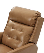 Felisa Genuine & PVC Leather Power Recliner