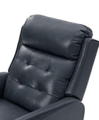 Felisa Genuine & PVC Leather Power Recliner