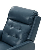 Felisa Genuine & PVC Leather Power Recliner