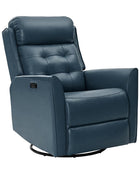 Felisa Genuine & PVC Leather Power Recliner