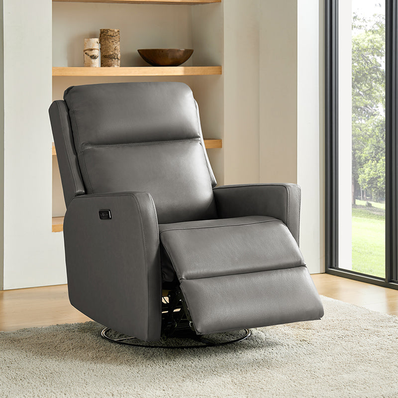 Paula Transitional Power Recliner with USB Charging Ports