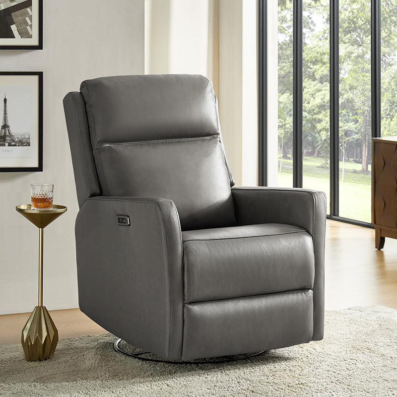 Paula Transitional Power Recliner with USB Charging Ports