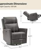 Paula Transitional Power Recliner with USB Charging Ports