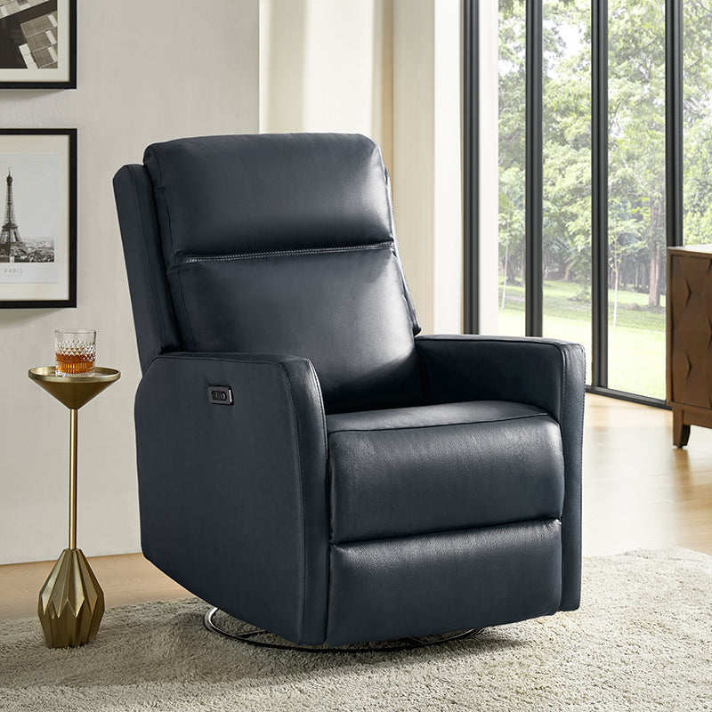 Paula Transitional Power Recliner with USB Charging Ports