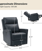 Paula Transitional Power Recliner with USB Charging Ports