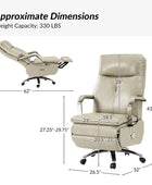 Ester Genuine Leather Power Office Recliner