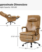 Ester Genuine Leather Power Office Recliner