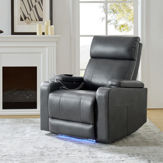 Julian 35.5" Wide Power Recliner with Storage