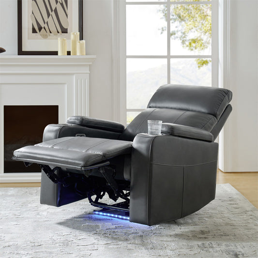 Julian 35.5" Wide Power Recliner with Storage