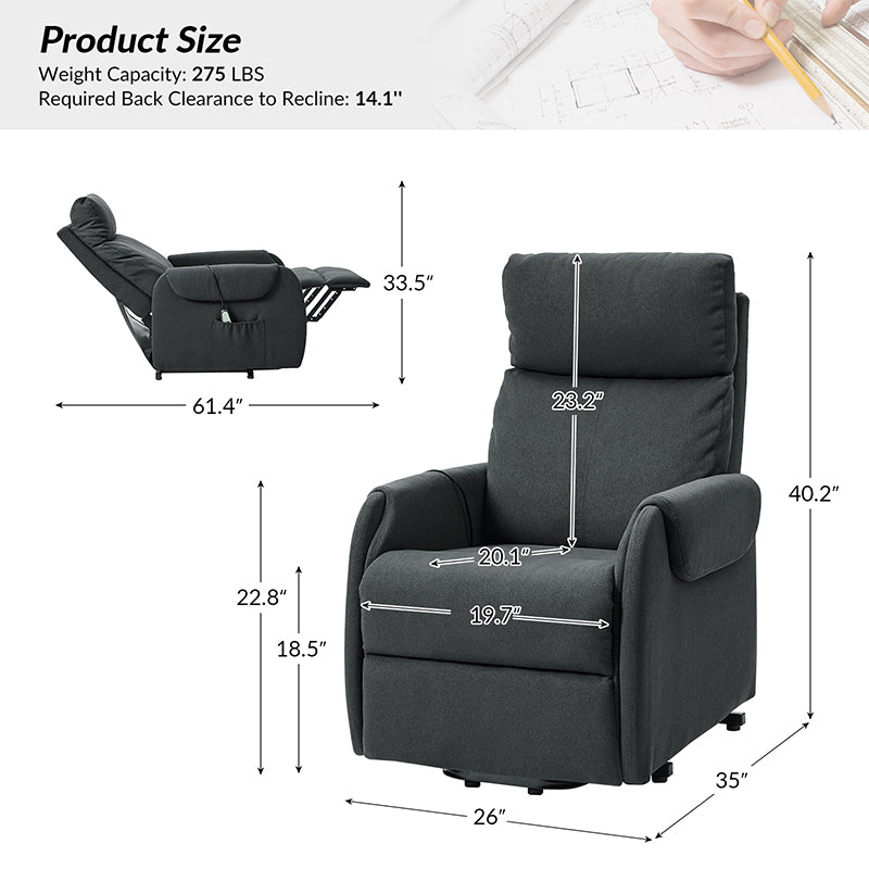 Justo Power Wired Controller Recliner