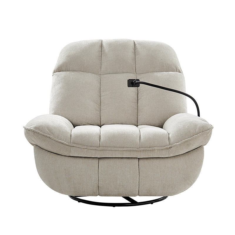 Raquel Modern Style Versatile Functionality Manual Rock Oversized Rocker Recliner