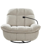 Raquel Modern Style Versatile Functionality Manual Rock Oversized Rocker Recliner