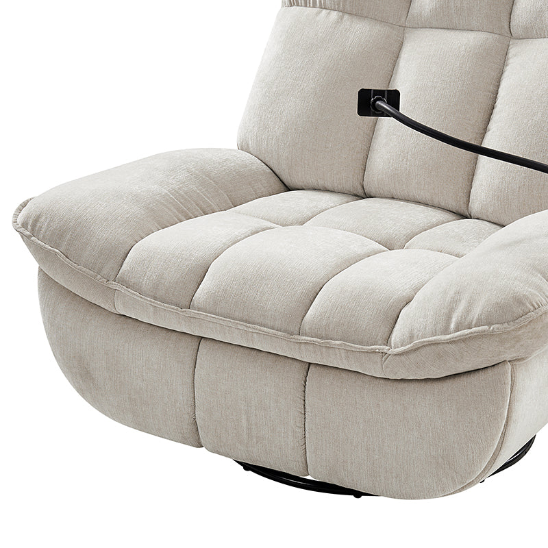 Raquel Modern Style Versatile Functionality Manual Rock Oversized Rocker Recliner