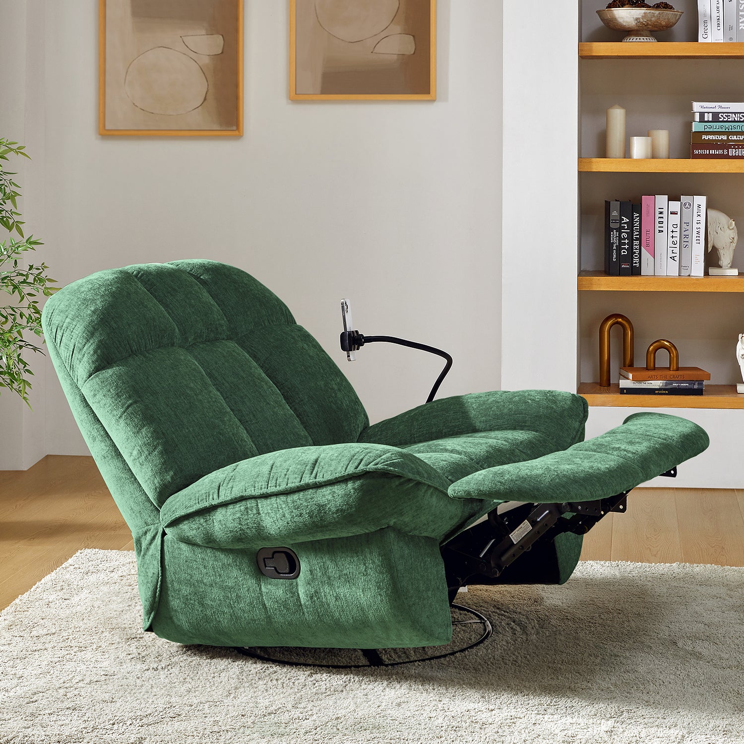 Raquel Modern Style Versatile Functionality Manual Recliner