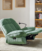 Raquel Modern Style Versatile Functionality Manual Rock Oversized Rocker Recliner