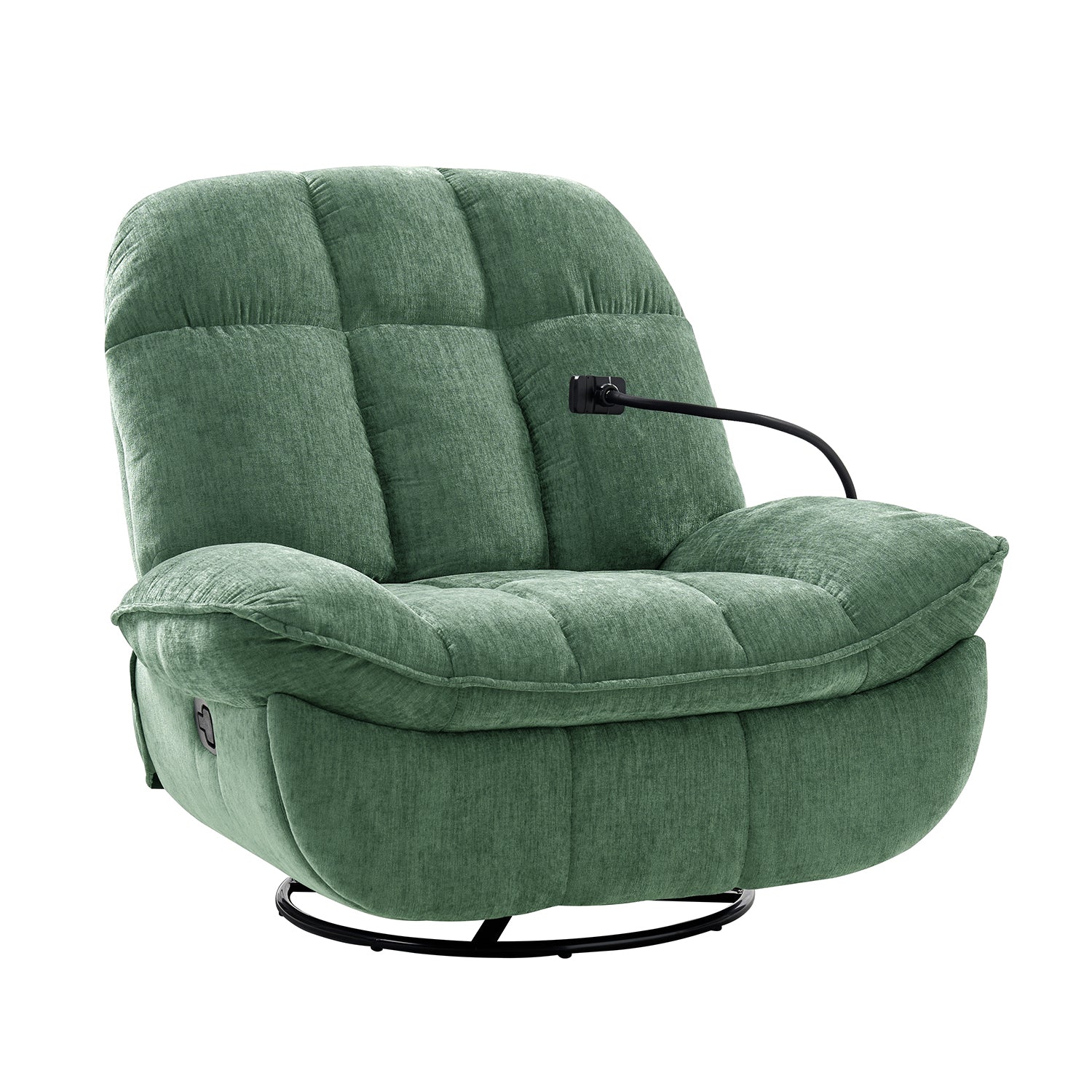 Raquel Modern Style Versatile Functionality Manual Rock Oversized Rocker Recliner