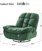 Raquel Modern Style Versatile Functionality Manual Recliner