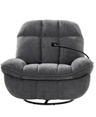 Raquel Modern Style Versatile Functionality Manual Rock Oversized Rocker Recliner