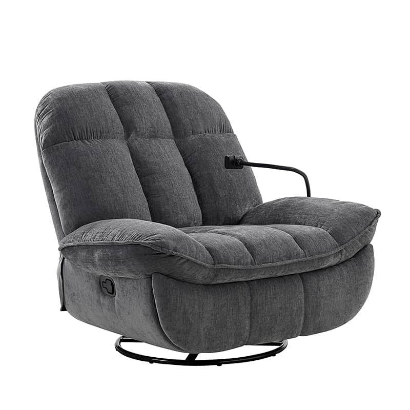 Raquel Modern Style Versatile Functionality Manual Rock Oversized Rocker Recliner