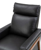 Bona Genuine Leather Power Recliner with Solid Wood Frame