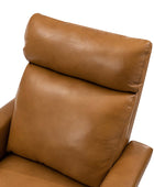 Bona Genuine Leather Power Recliner with Solid Wood Frame