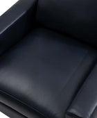 Bona Genuine Leather Power Recliner with Solid Wood Frame