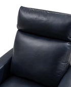 Bona Genuine Leather Power Recliner with Solid Wood Frame