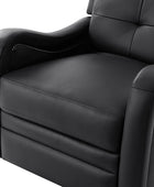 Amelia Genuine Leather Swivel Rocker Recliner