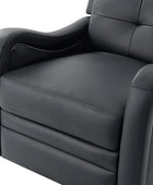 Amelia Genuine Leather Swivel Rocker Recliner