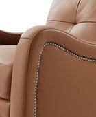 Amelia Genuine Leather Swivel Rocker Recliner
