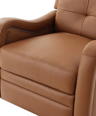 Amelia Genuine Leather Swivel Rocker Recliner