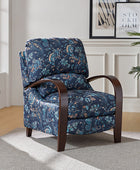 Diana Comfy Wooden Upholstery Manual Recliner