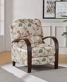 Diana Comfy Wooden Upholstery Manual Recliner