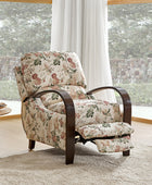 Diana Comfy Wooden Upholstery Manual Recliner