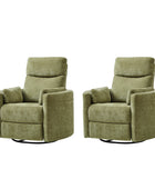 Monica Swivel Rocker Power Recliner with Movable Pillows(Optional Types)