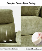 Monica Swivel Rocker Power Recliner with Movable Pillows(Optional Types)