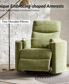 Monica Swivel Rocker Power Recliner with Movable Pillows(Optional Types)