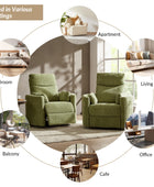 Monica Swivel Rocker Power Recliner with Movable Pillows(Optional Types)