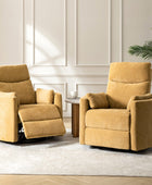 Monica Swivel Rocker Power Recliner with Movable Pillows(Optional Types)