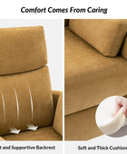 Monica Swivel Rocker Power Recliner with Movable Pillows(Optional Types)