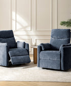 Monica Swivel Rocker Power Recliner with Movable Pillows(Optional Types)