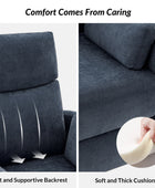 Monica Swivel Rocker Power Recliner with Movable Pillows(Optional Types)