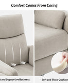 Monica Swivel Rocker Power Recliner with Movable Pillows(Optional Types)