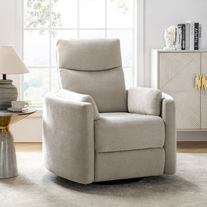 Monica Swivel Rocker Power Recliner with Movable Pillows