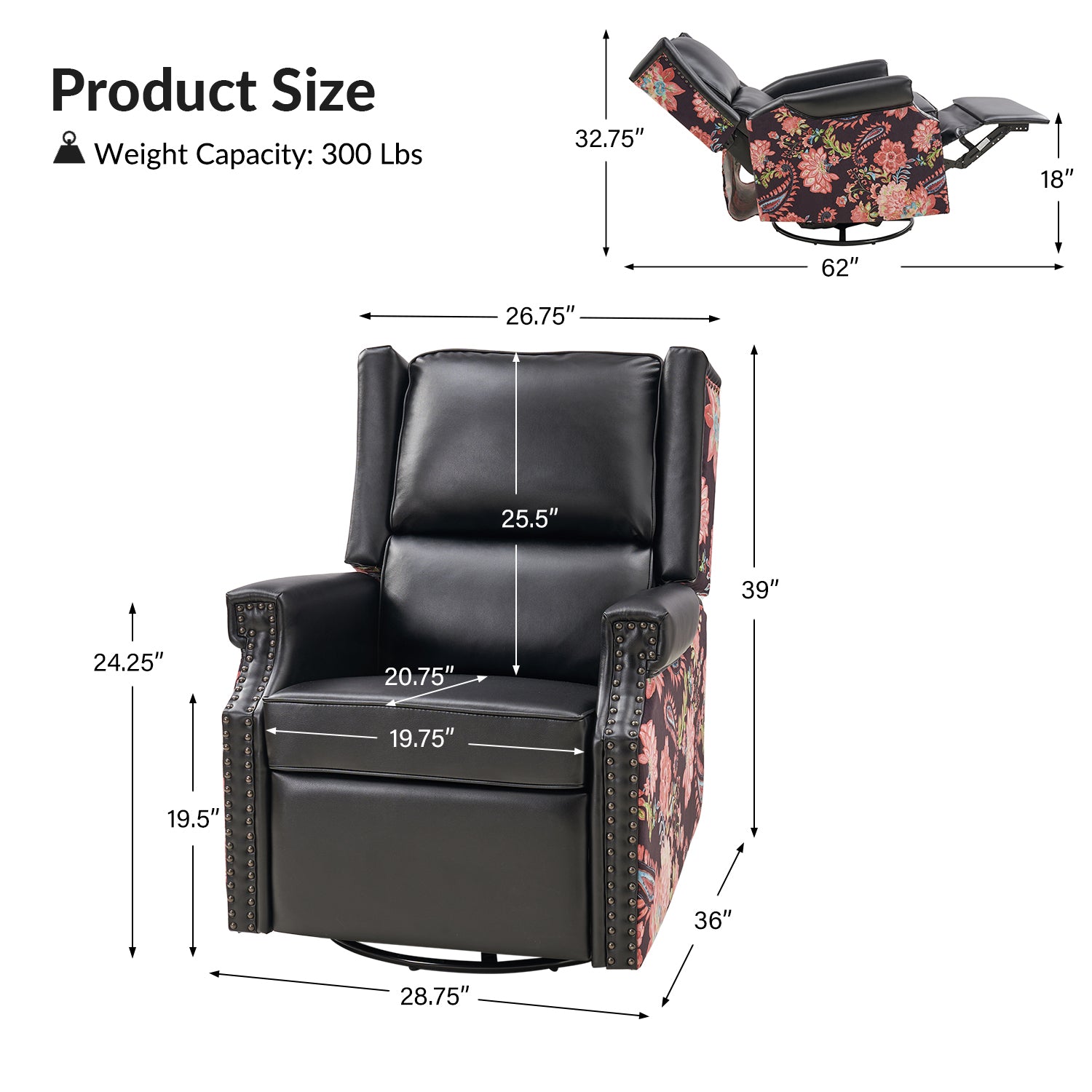 Nelson Swivel Rocker Recliner