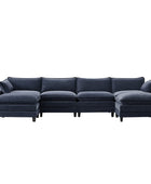 Aichele Sectional Sleeper Sofa with Triple-layer Cushions