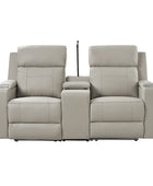 Diego Genuine Leather Home Theater Seating(Two or Three Seat Options)