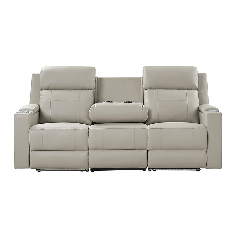 Diego Genuine Leather Home Theater Seating(Two or Three Seat Options)